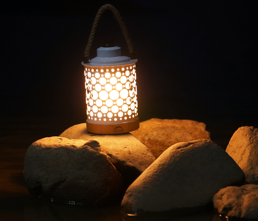 WILD LAND RING LANTERN PORTABLE AND RECHARGABLE LED LAMP