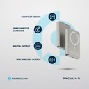 Powerology 10000  mAh 15W Magnetic Wireless PD20W Power bank