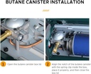 DLC PORTABLE GAS HEATER #3410