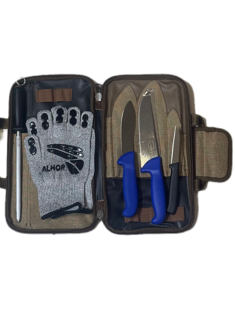 ALHOR KNIVES BAG WITH F-DICK BUTCHER SET OF 6 PCS