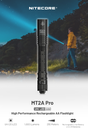 Nitecore MT2A Pro EDC Flashlight, 1000 Lumen