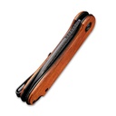 CIVIVI Elementum Wood Handle Damascus #C907DS-2