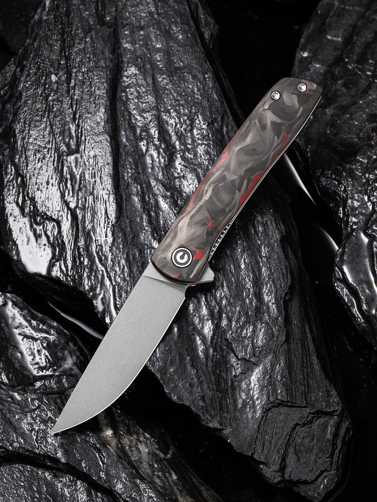 CIVIVI Bo Linerlock Red CF #C20009B-B