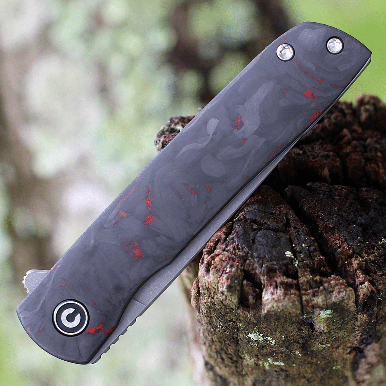 CIVIVI Bo Linerlock Red CF #C20009B-B