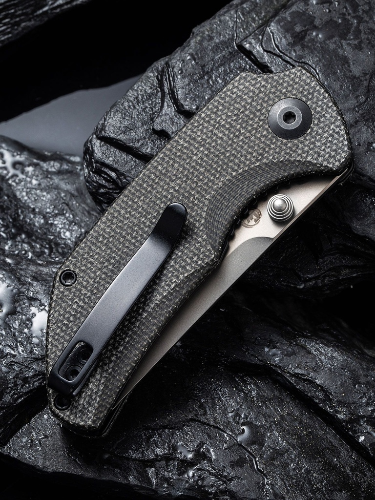 CIVIVI Thug 2 Thumb Stud Knife Micarta Handle #C20028C-3 