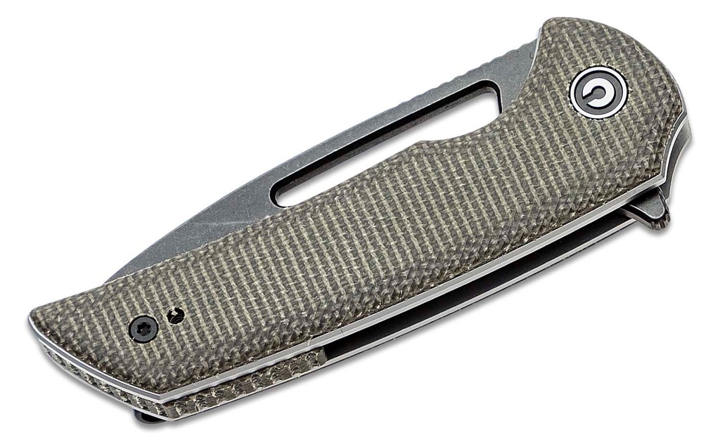 CIVIVI Odium Flipper Knife Micarta Handle #C2010G