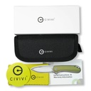 CIVIVI Thug 2 Thumb Stud Knife Micarta Handle #C20028C-3 