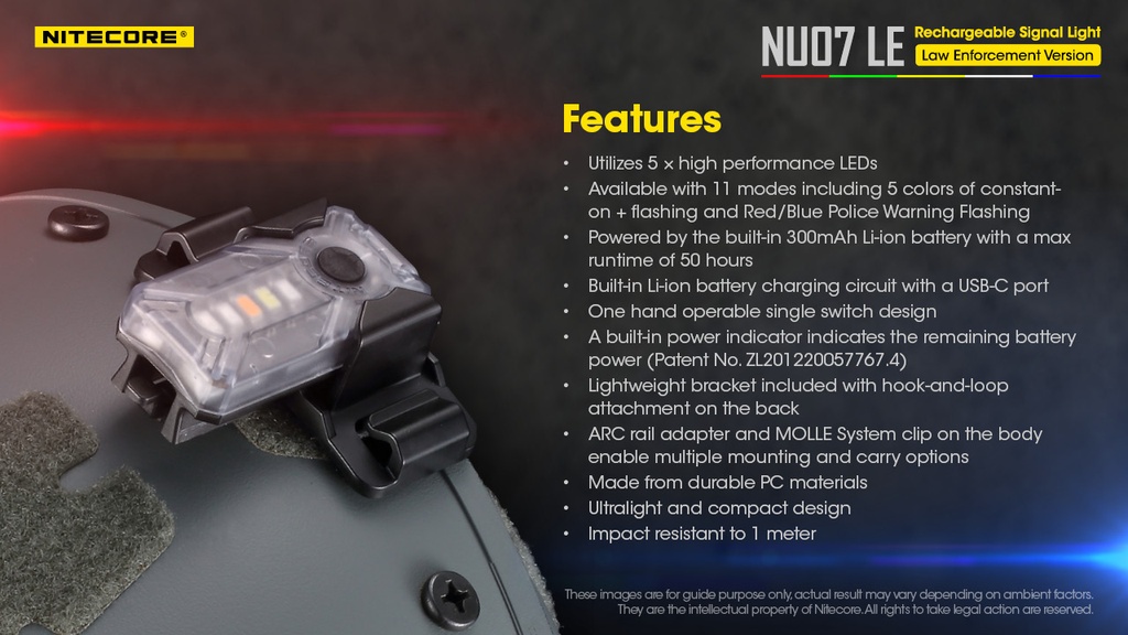 Nitecore Rechargeable Signal light #NU07