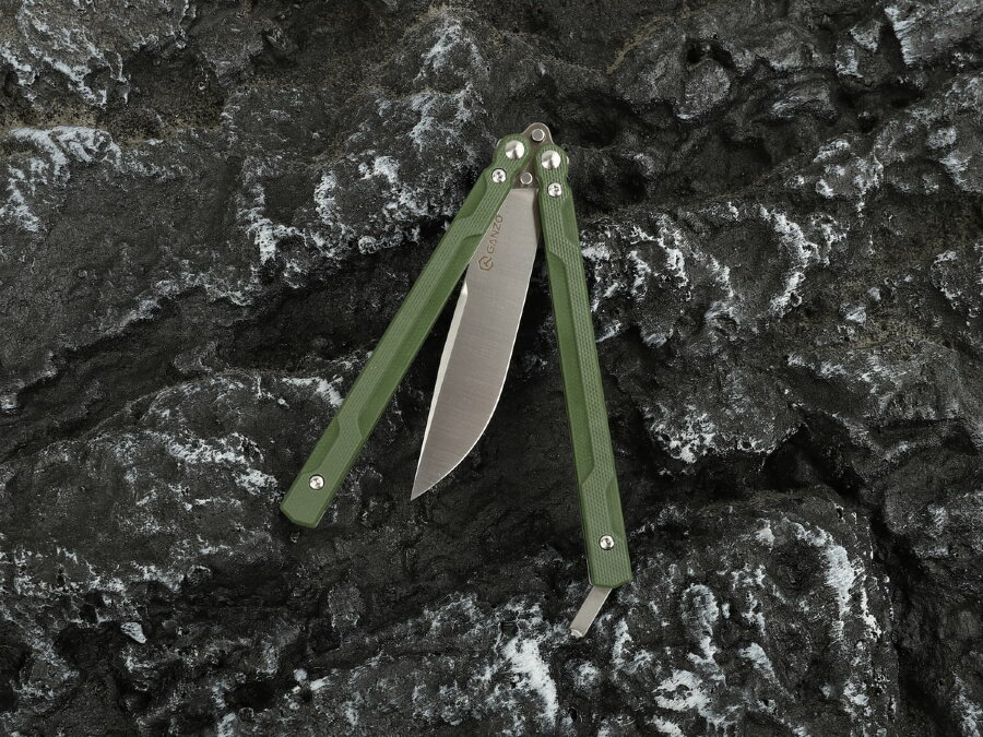 KNIFE GANZO GREEN #G766-GR