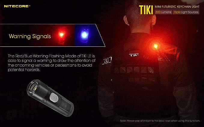 NITECORE TIKI LE MINI FUTURISTIC KEYCHAIN LIHGT #TIKILE