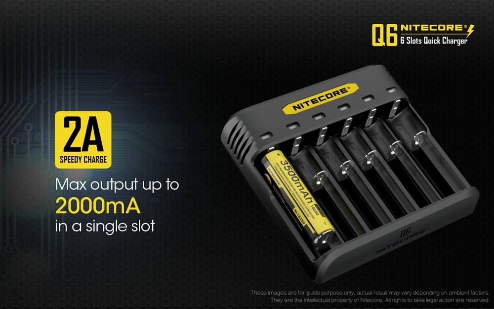 Nitecore Q6 Six Slot Charger