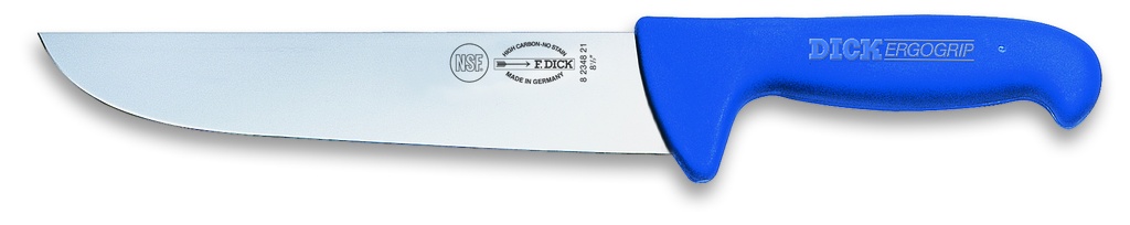 F.Dick ERGOGRIP Butcher Knife 21 cm Blue Handle #82348211