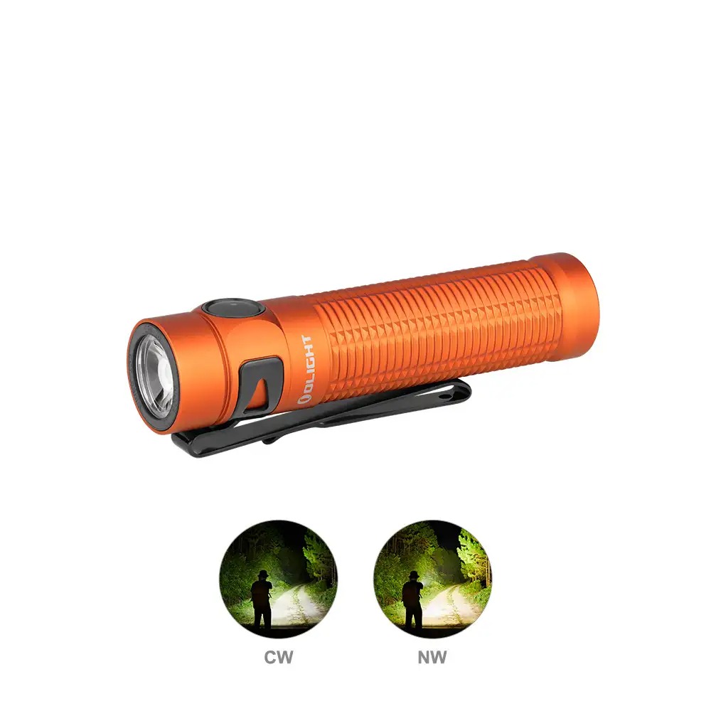 Olight #Baton 3 pro ( Orange ) 1500 Lumens