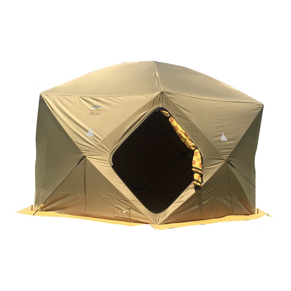 AL-KADI OUTDOOR DISCOVERY TENT KHAKI/YELLOW 4*4*2.4 M CMT-DSC001