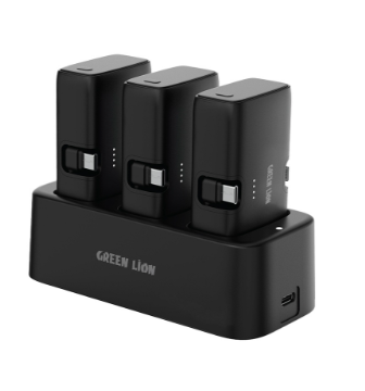Green Lion 3 In 1 Power Bank Station #GN3IN1PB5KBK
