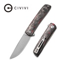 CIVIVI Bo Linerlock Red CF #C20009B-B